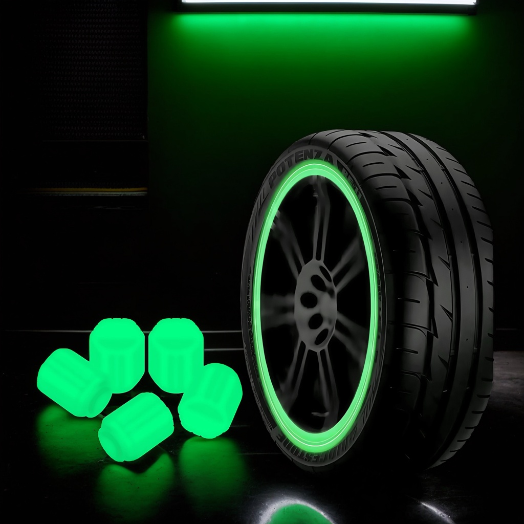Scooter Tire - Bouchons de valve de pneu lumineux