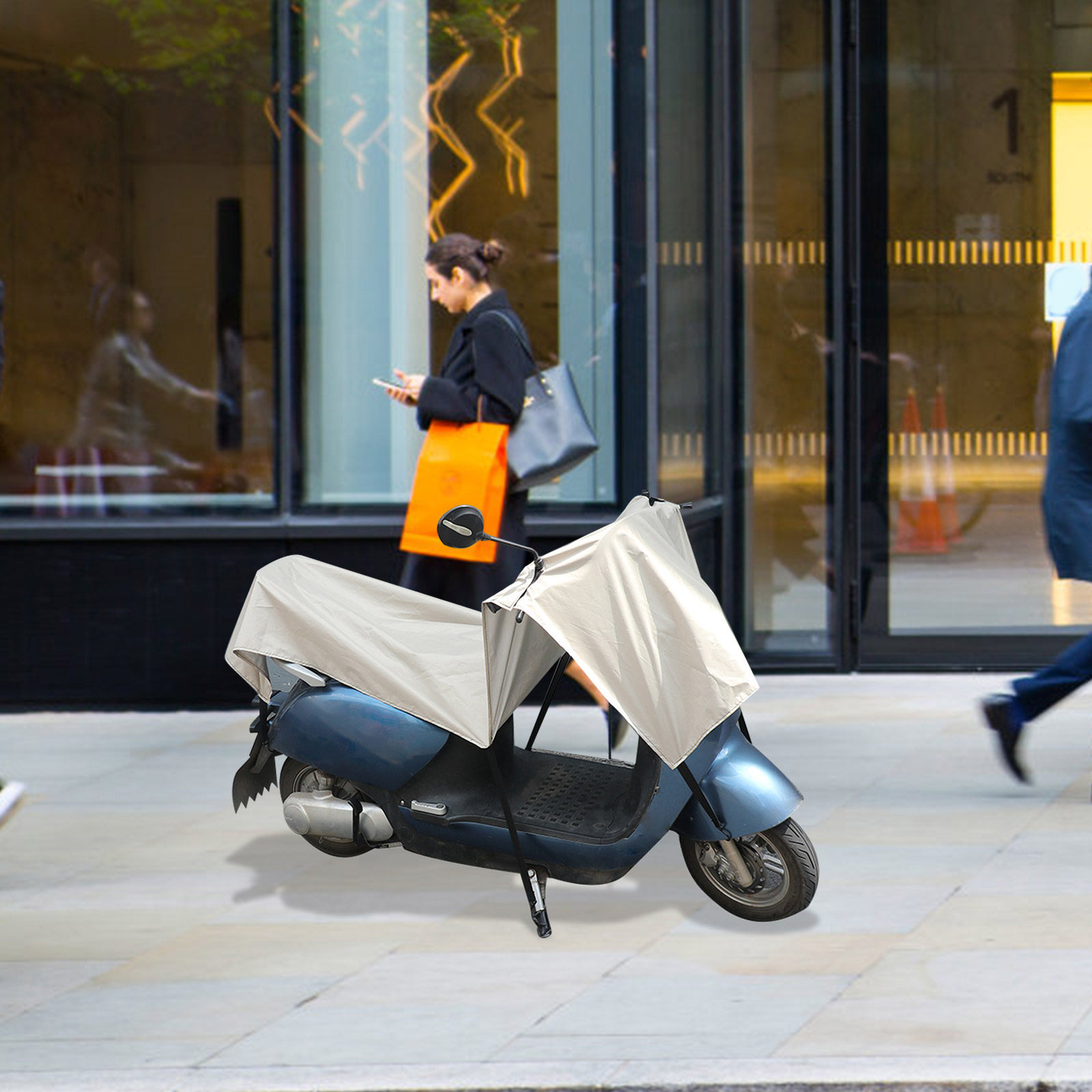 Electric Scooter Rain Cover - Housse de scooter extra large imperméable