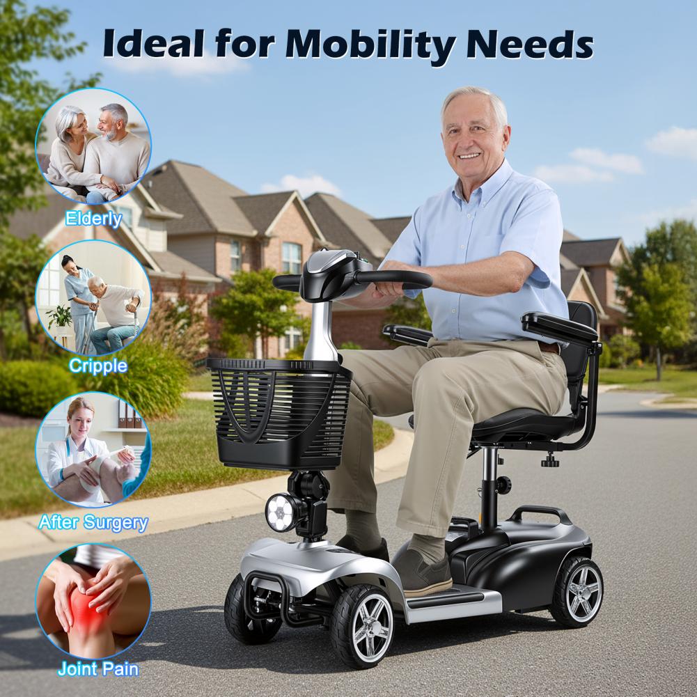 Scooter de mobilité avec éclai - Electric Scooter Charger avis et prix