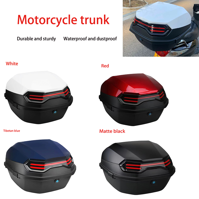 Boîte arrière de moto, bottes  - Scooter Helmet Set avis et prix